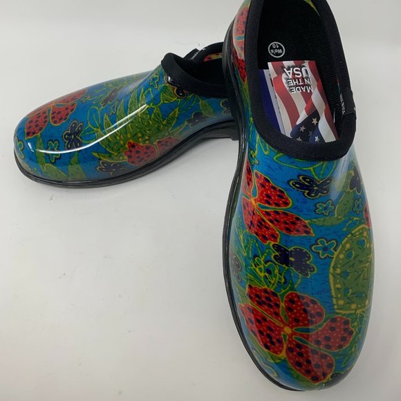 Midsummer Blue Sloggers Waterproof Rain Shoes Brand New With Tags - Picture 3 of 6